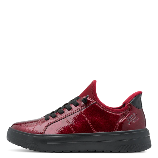 Jana vino patent wide fit step in trainers sizes 4-8 (37-42)