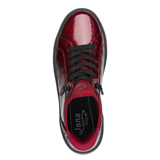 Jana vino patent wide fit step in trainers sizes 4-8 (37-42)