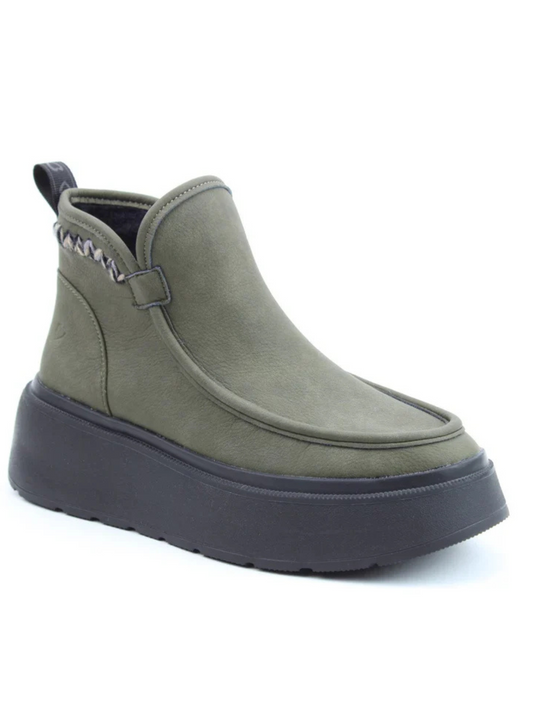 Heavenly Feet Cadenza khaki ankle boot sizes 4-8 (EU37-42)