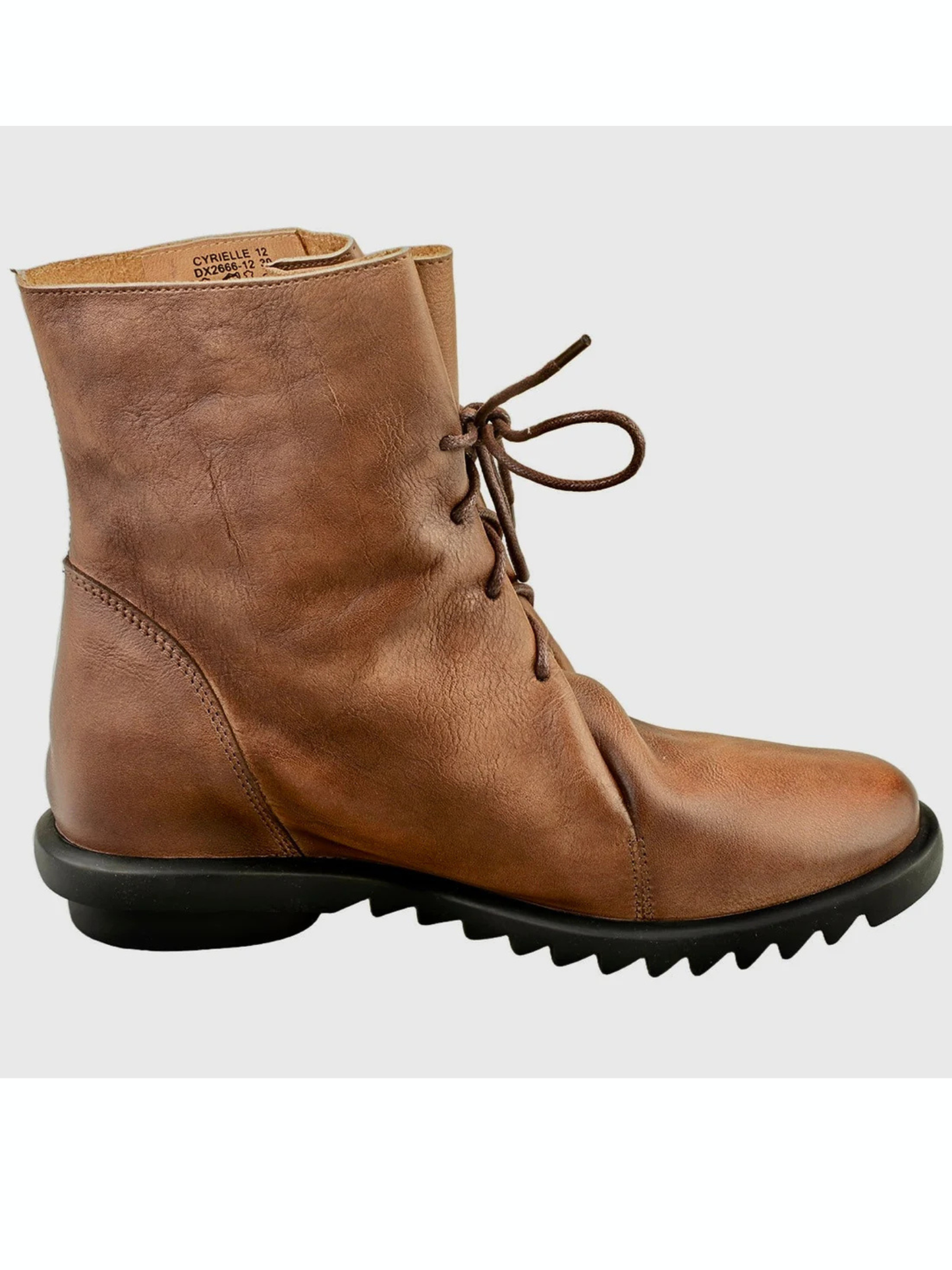 Laura Vita Cyrielle Choco leather boots sizes 4-8 (37-41)