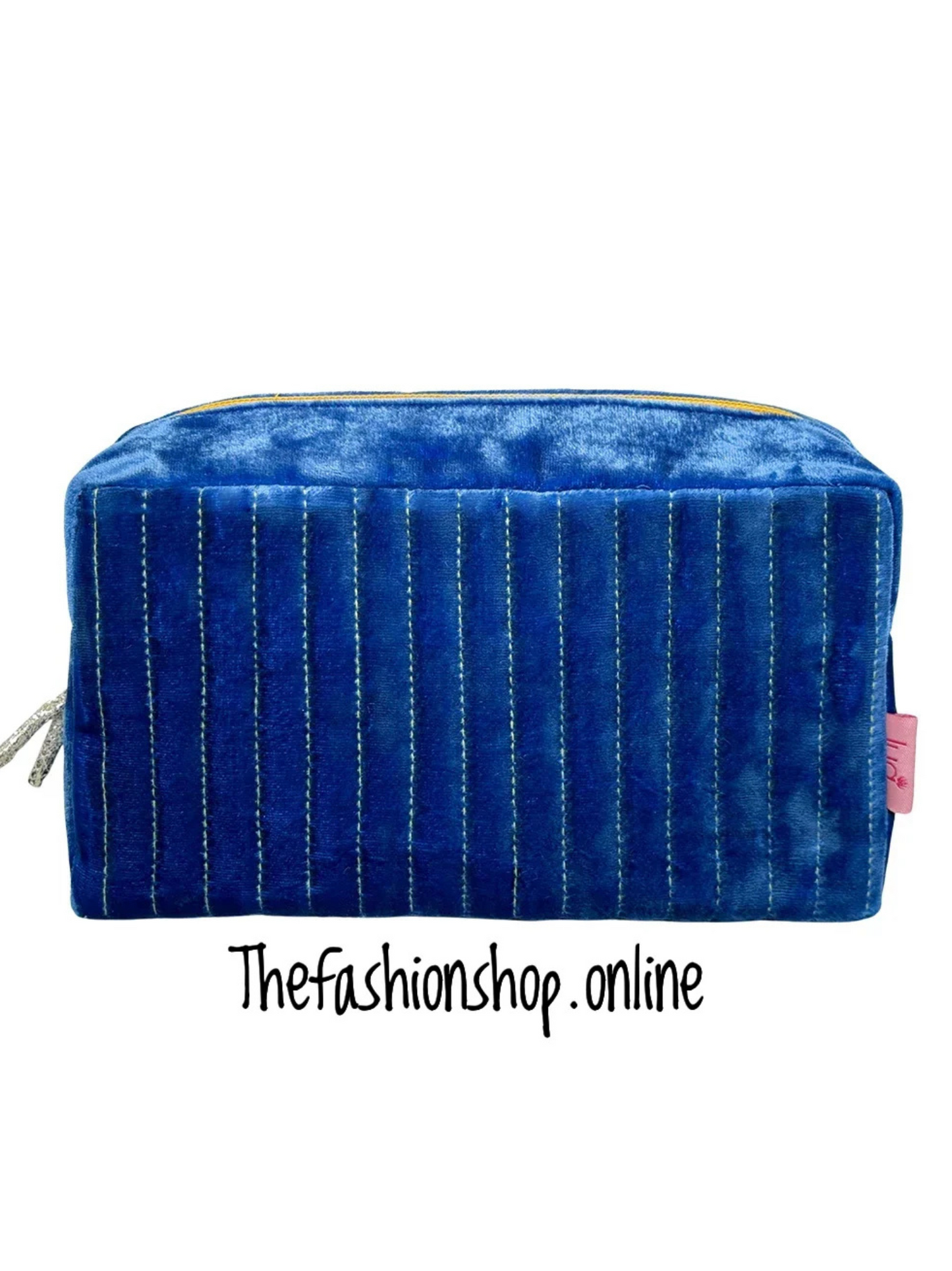 Lua Blue Velvet Cosmetic Purse