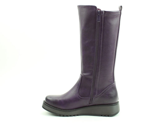 Heavenly Feet purple Luna knee boots sizes 4-8 (37-41)