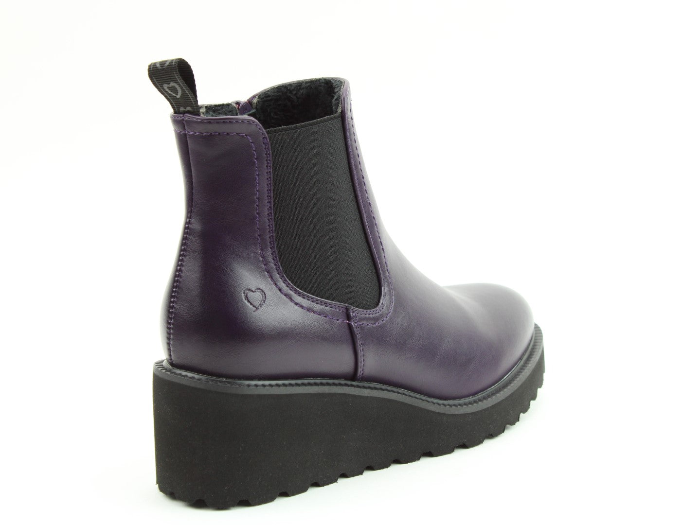 Heavenly Feet purple Clematis ankle boots sizes 4-8 (37-41)