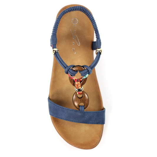 Lunar Brava blue sandal sizes 4-8