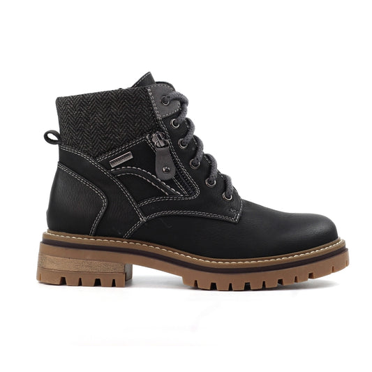 Lunar Caramel waterproof boots - black sizes 4-8 (37-41)