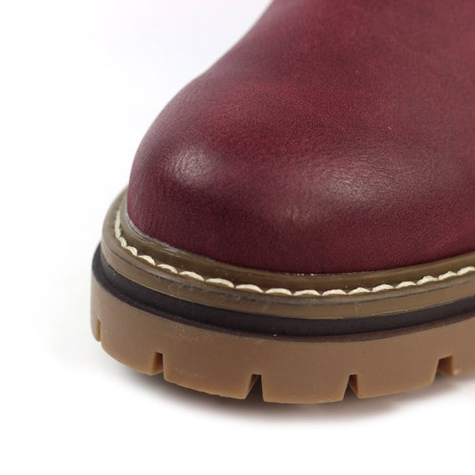 Lunar Caramel waterproof boots - burgundy sizes 4-8 (37-41)