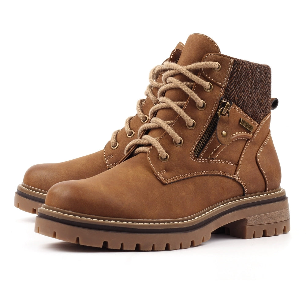 Lunar Caramel waterproof boots - tan sizes 4-8 (37-41)