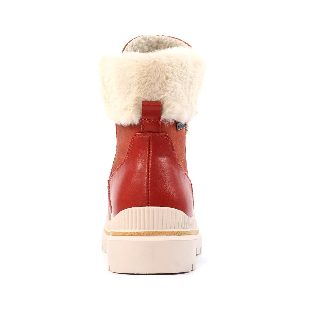 Lunar Evelyn orange waterproof boots sizes 4-8 (37-41)
