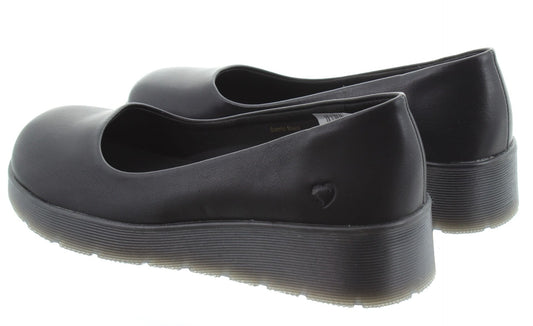 Heavenly Feet bambi black slip on shoes 4-8 (37-41)