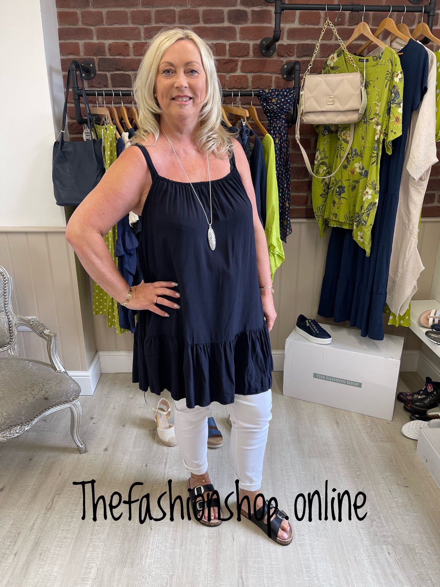 Dark navy tunic dress 12-18
