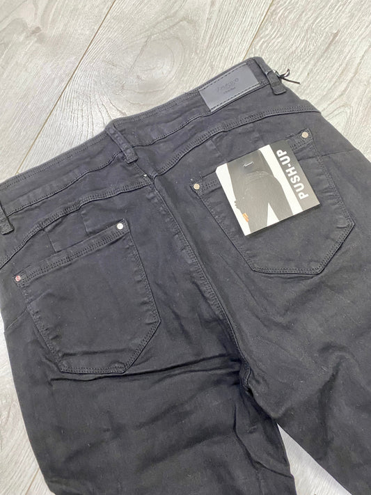 Black push up ladies fit jeans sizes 12-20