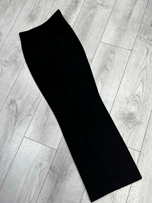 Busy black tailored trousers 31 inch inside leg sizes 12-24