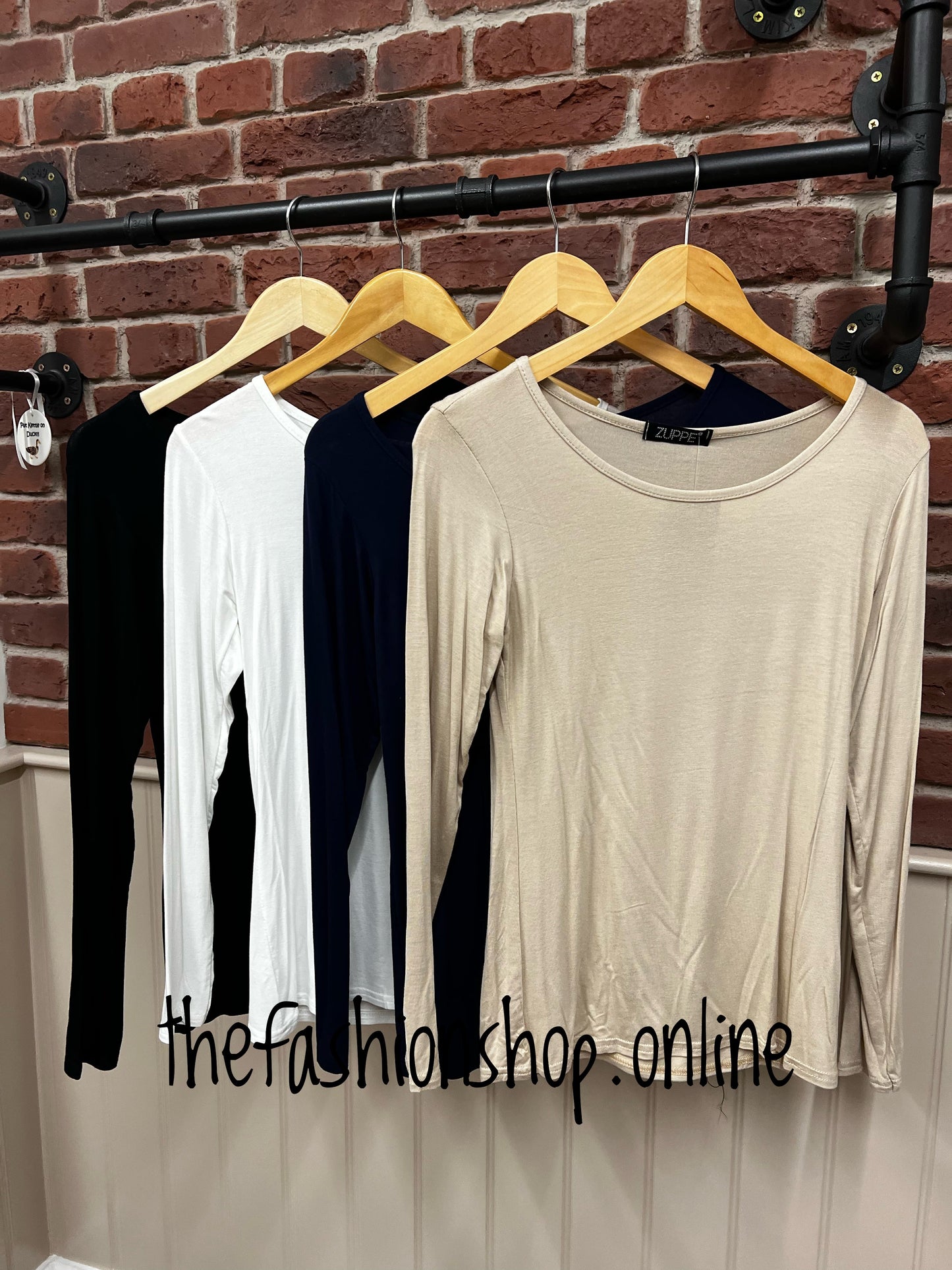 Stone crew neck long sleeve top sizes 10-14