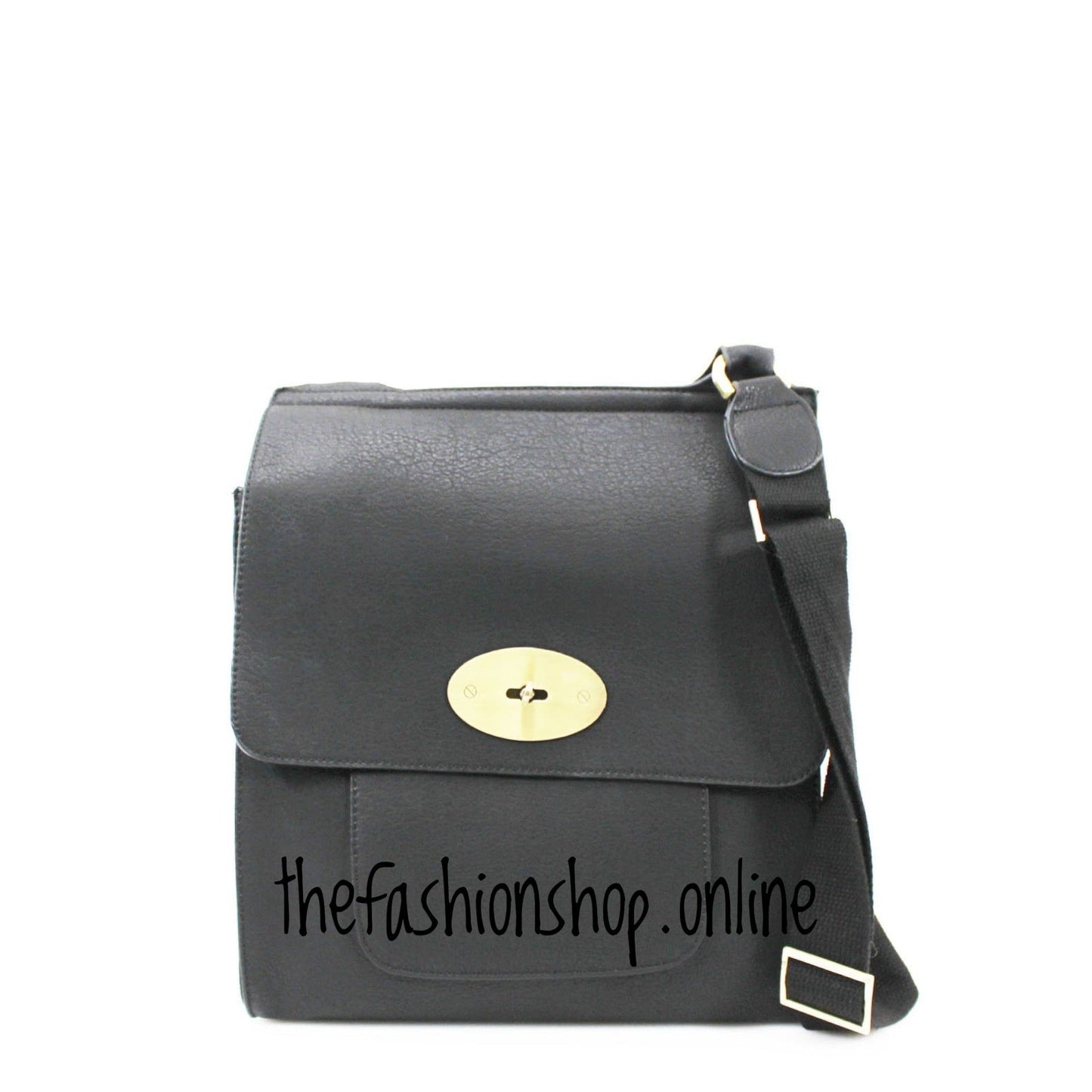 Black messenger bag
