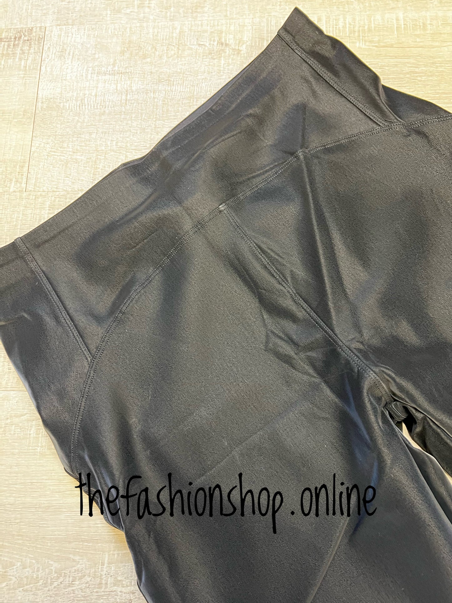 Premium black velvet look jegging 12-22