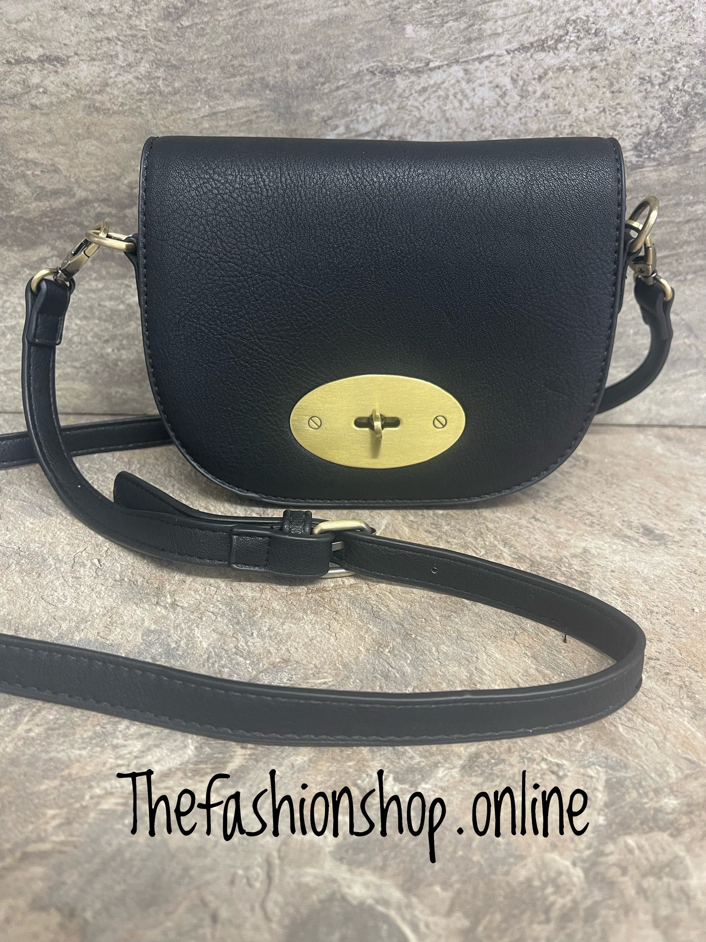 Small black saddle bag