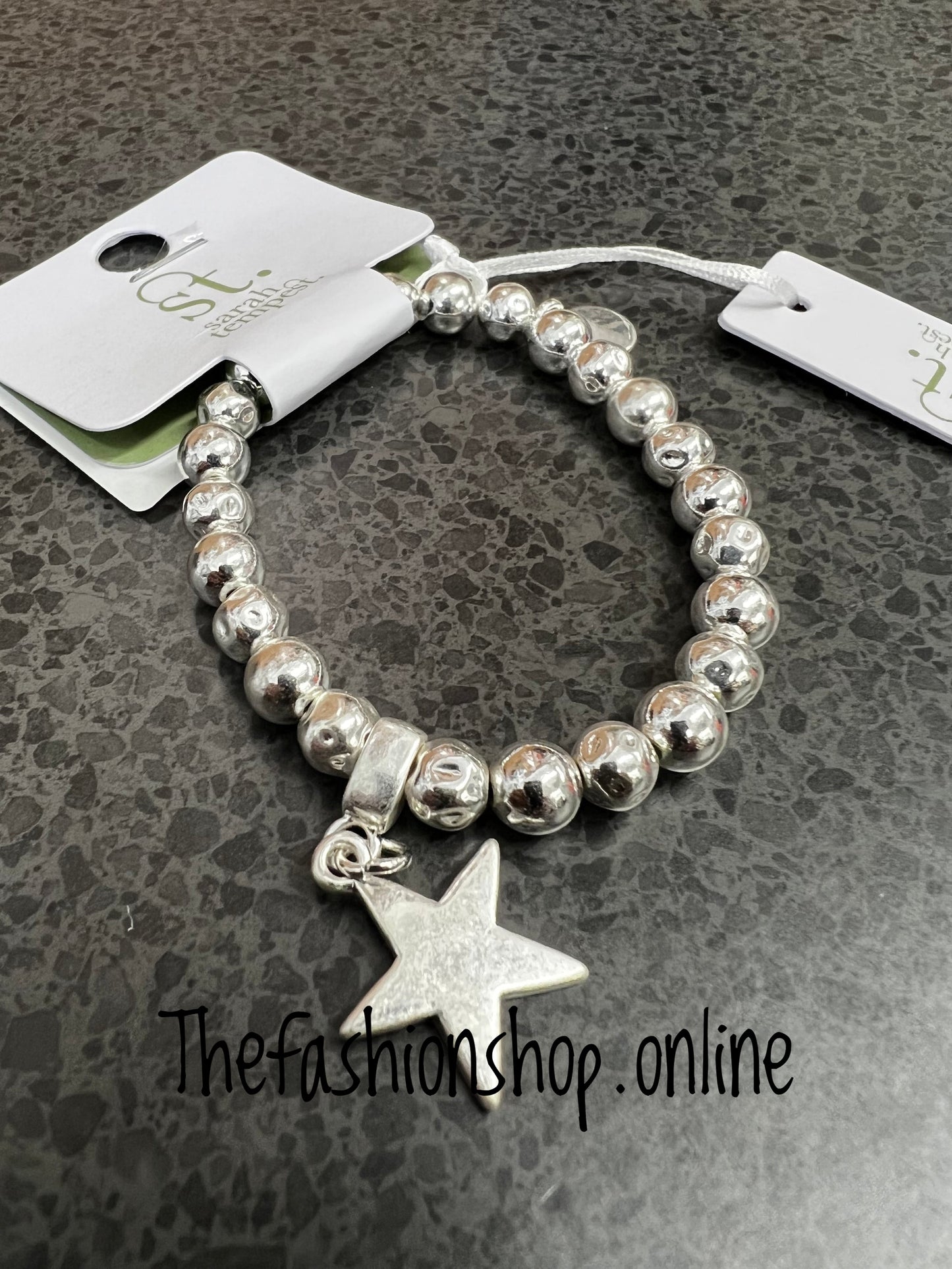 Sarah Tempest Silver stretch star bracelet