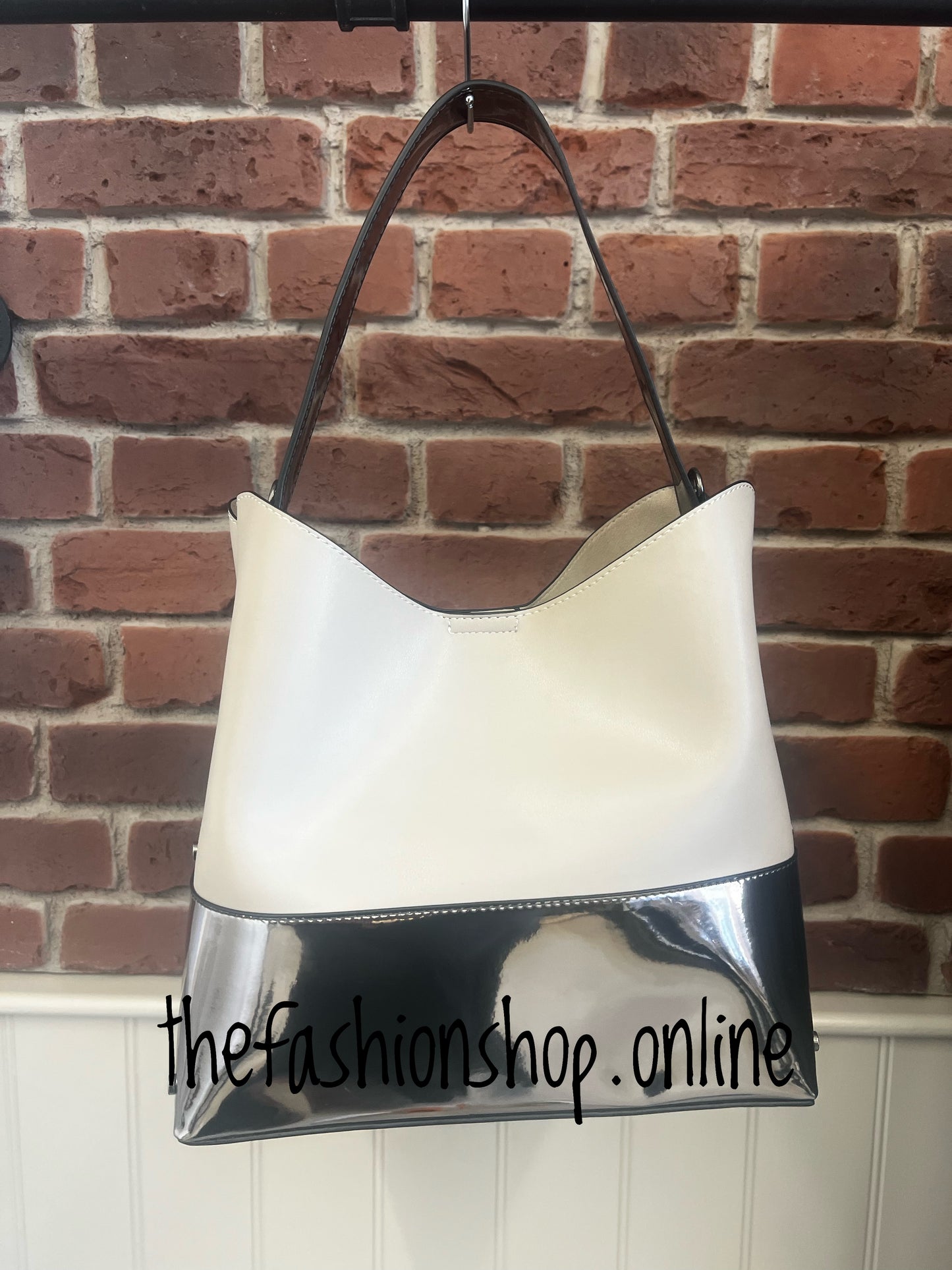 Stone and metallic bag in bag