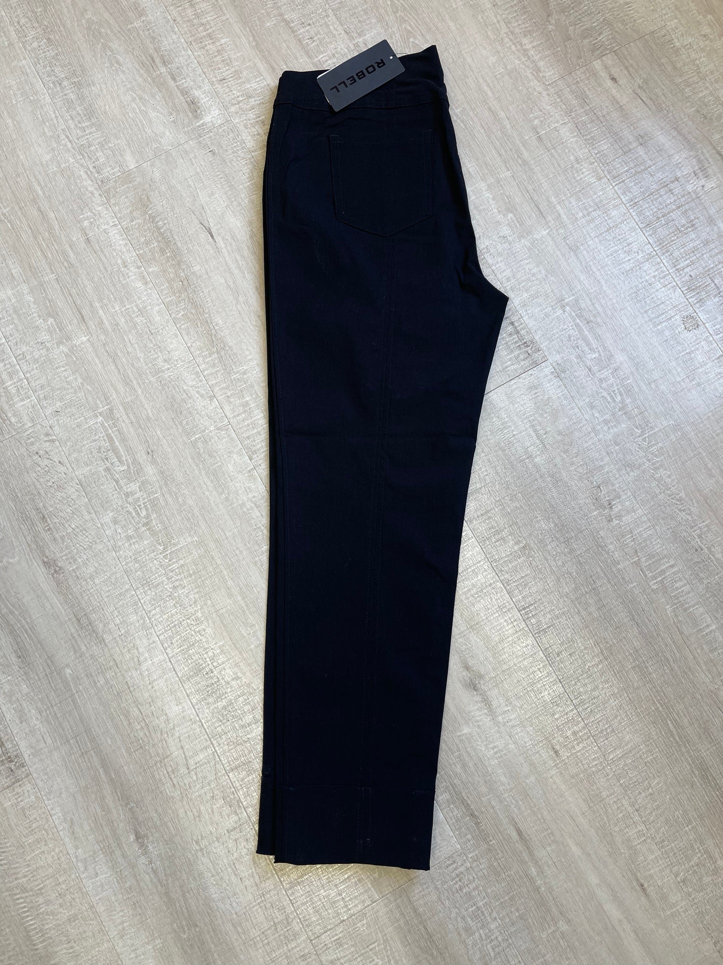 Robell Bella black trousers 27 inch inside leg sizes 12-26