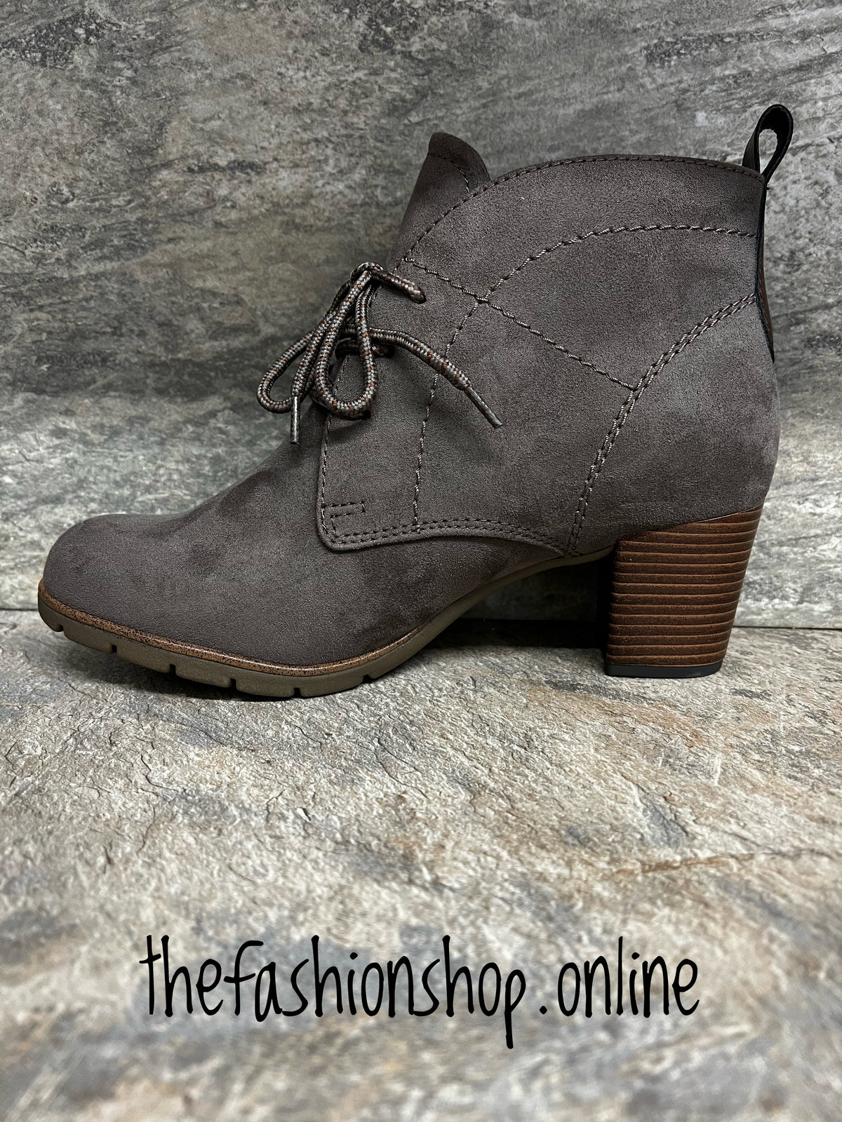 Marco Tozzi pepper heeled lace up boot 4-9