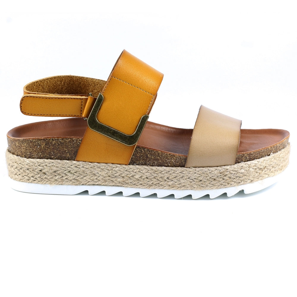Beige Lunar Deanna sandal sizes 4-8