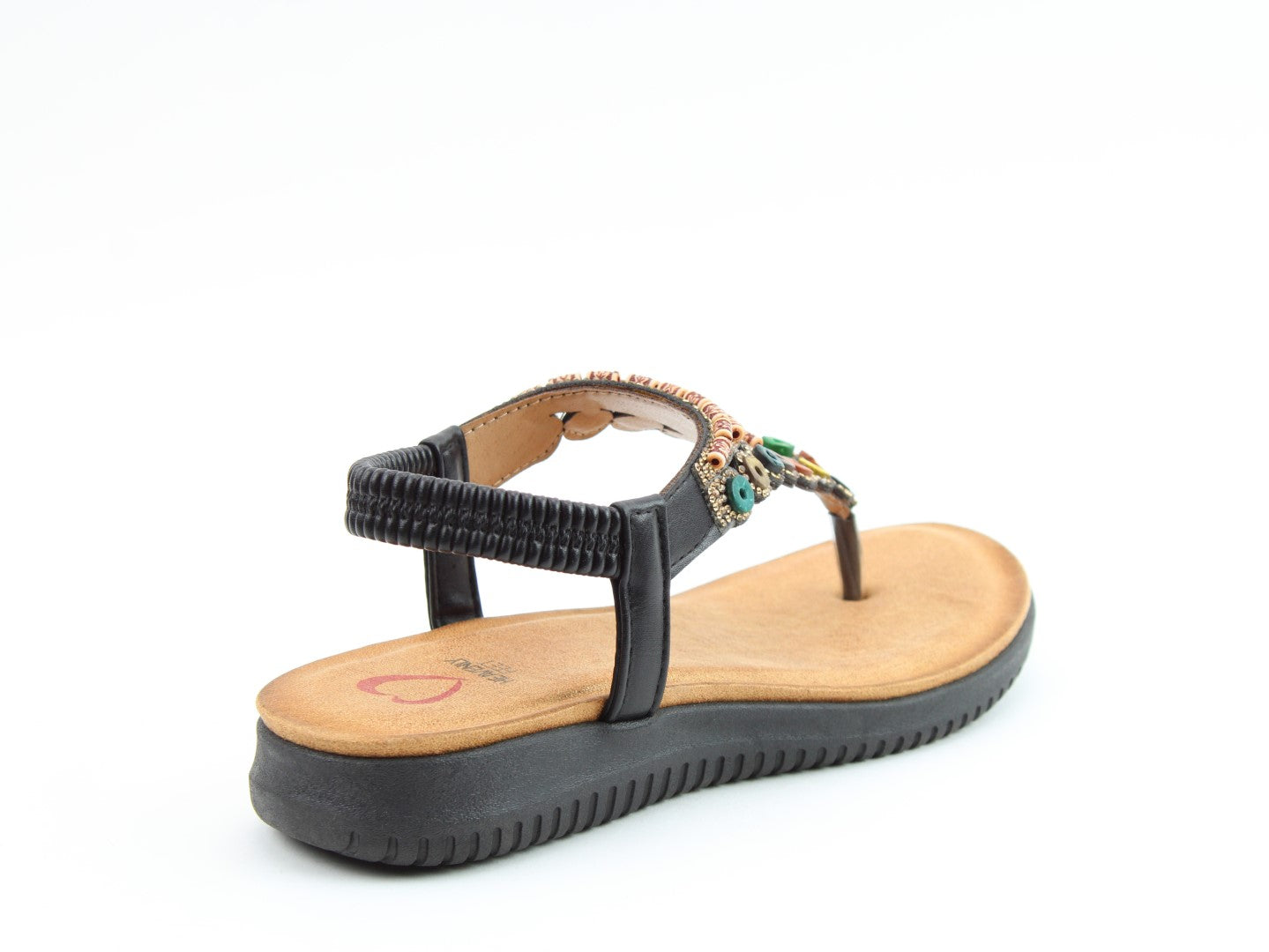 Heavenly Feet black Radiance sandals 4-8 (37-42)