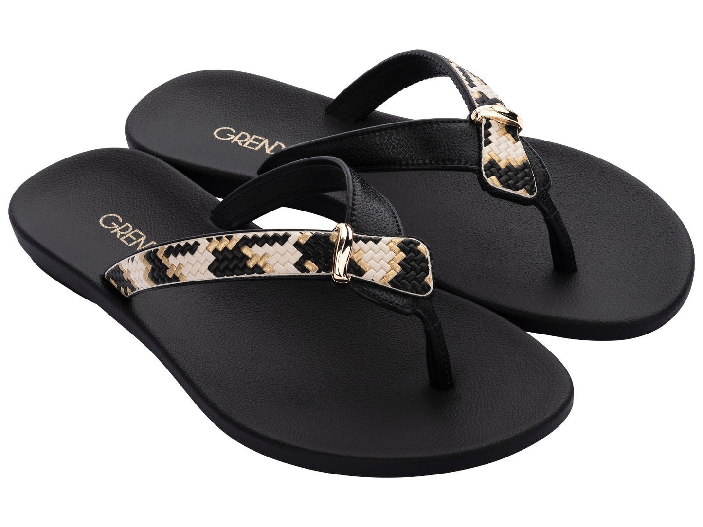 Black Ipanema uba braid thong 3-8