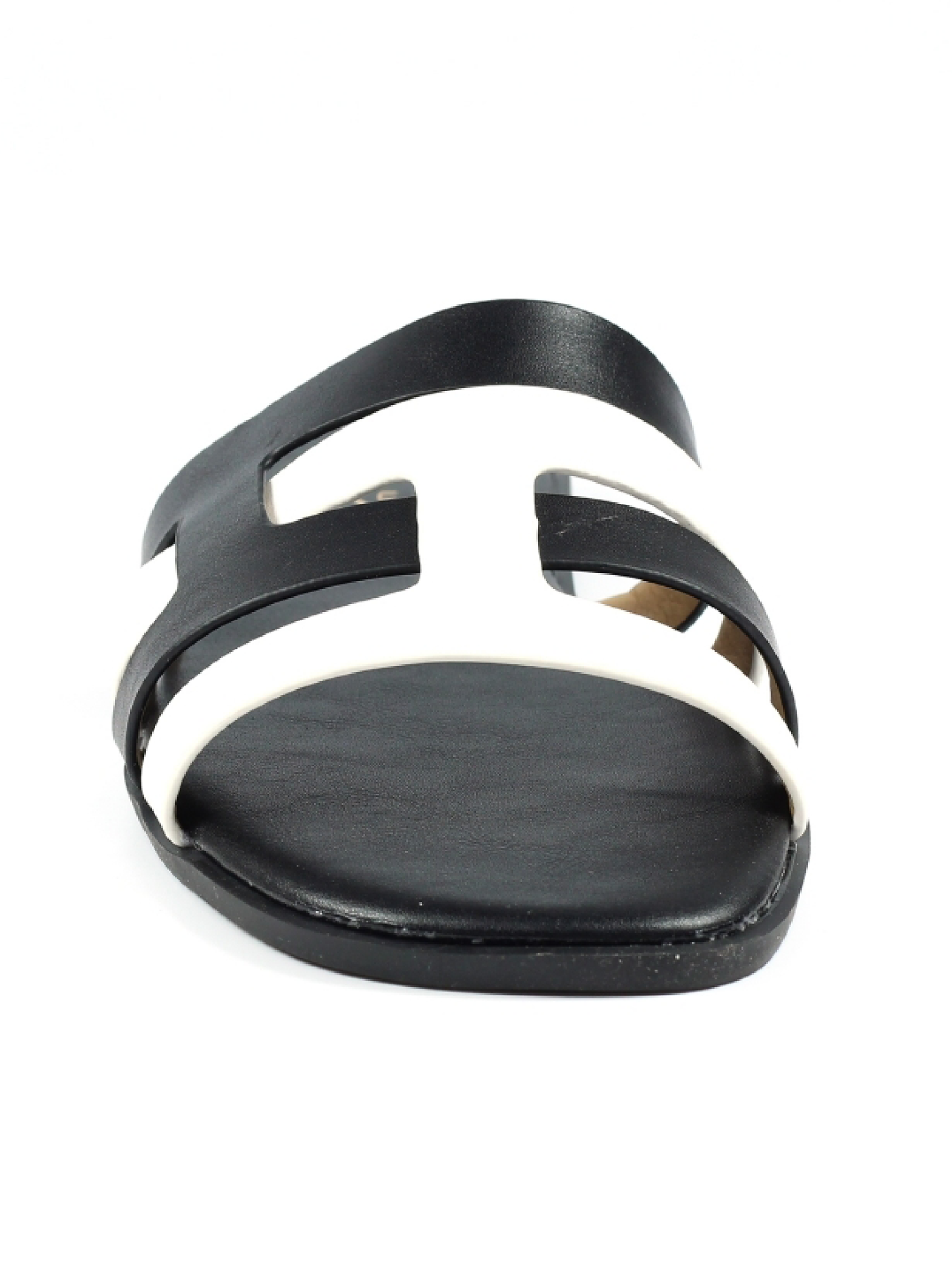 White Lunar Dizzy mule sandals sizes 4-8