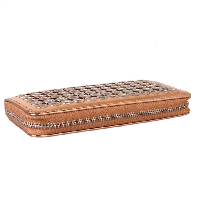 Red Cuckoo rose gold ring detail purse