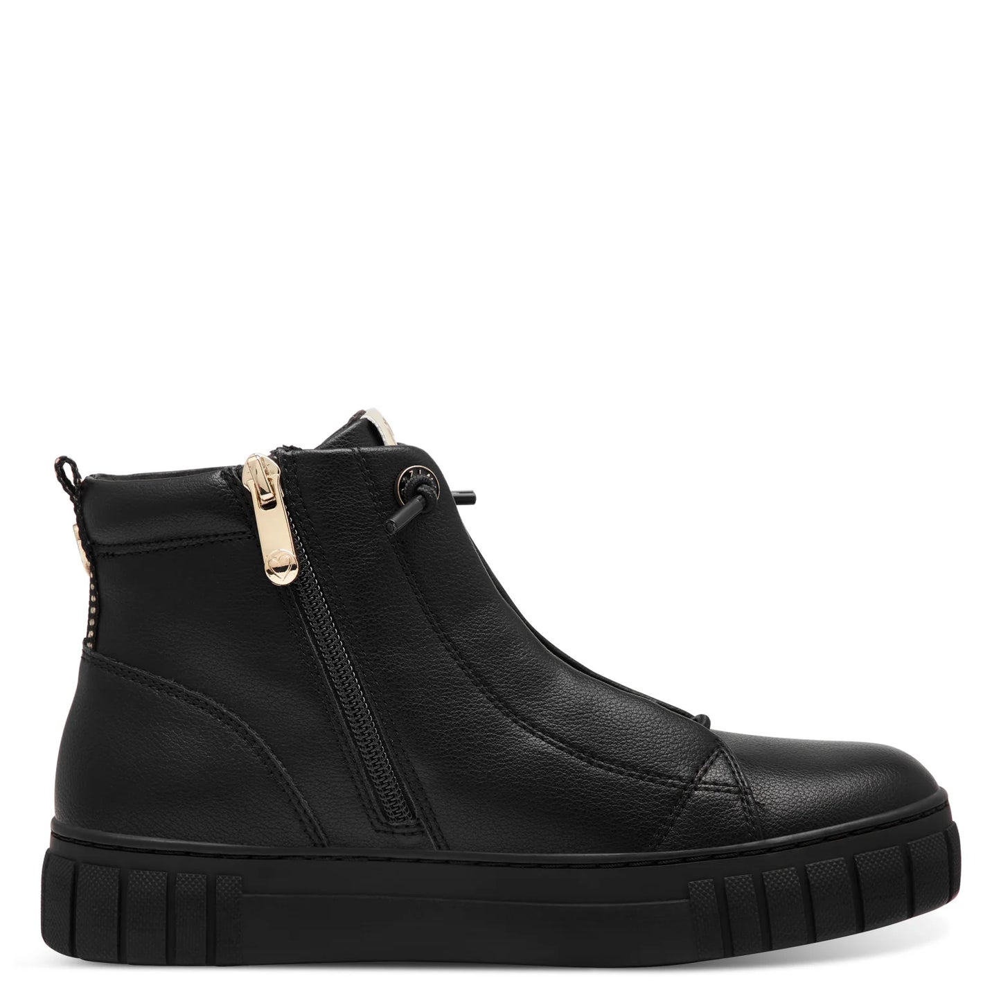 Marco Tozzi black vegan leather ankle boot sizes 4-8