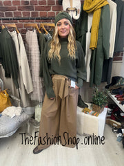 Colette Khaki Green jumper 8-14