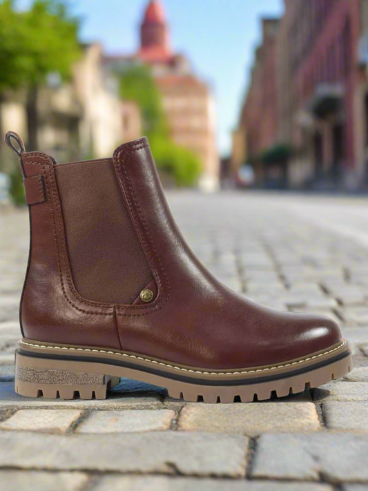 Lunar Calise brown ankle boot sizes 4-8