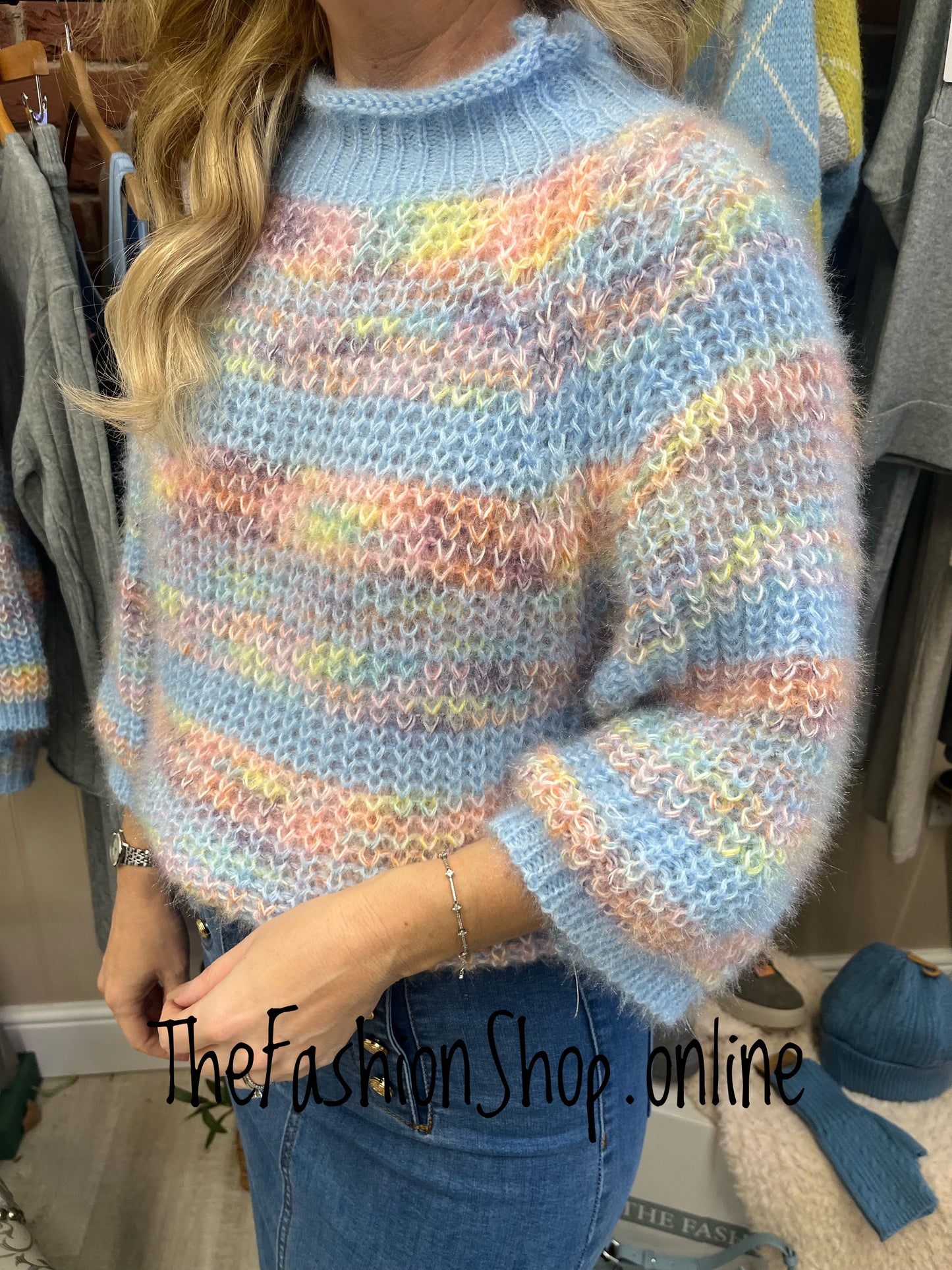 Lyla rainbow jumper 8-16