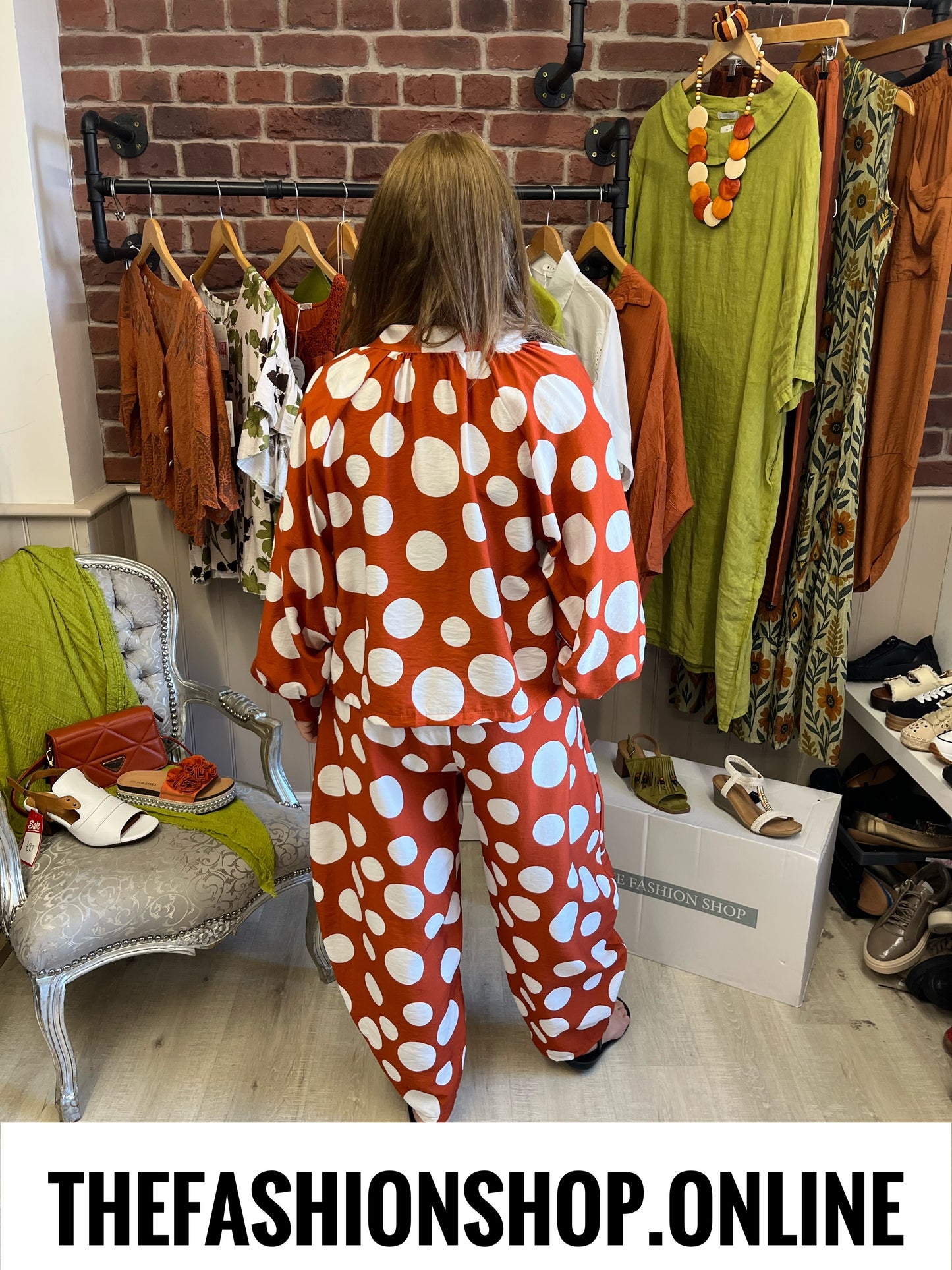 Francesca cinnamon spot jacket 8-16