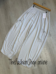 Dana beige relaxed trousers 12-20
