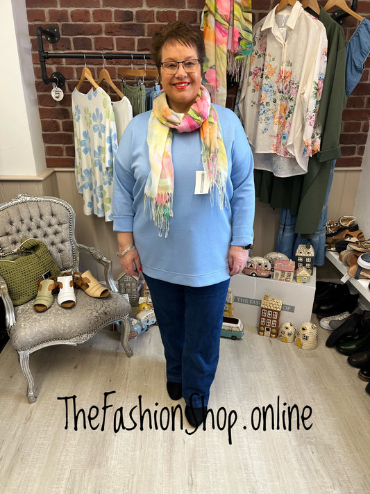 Cassie blue high low top 16-22