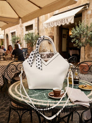 Fiona white tote bag