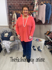 Luna coral wool mix jumper 14-22