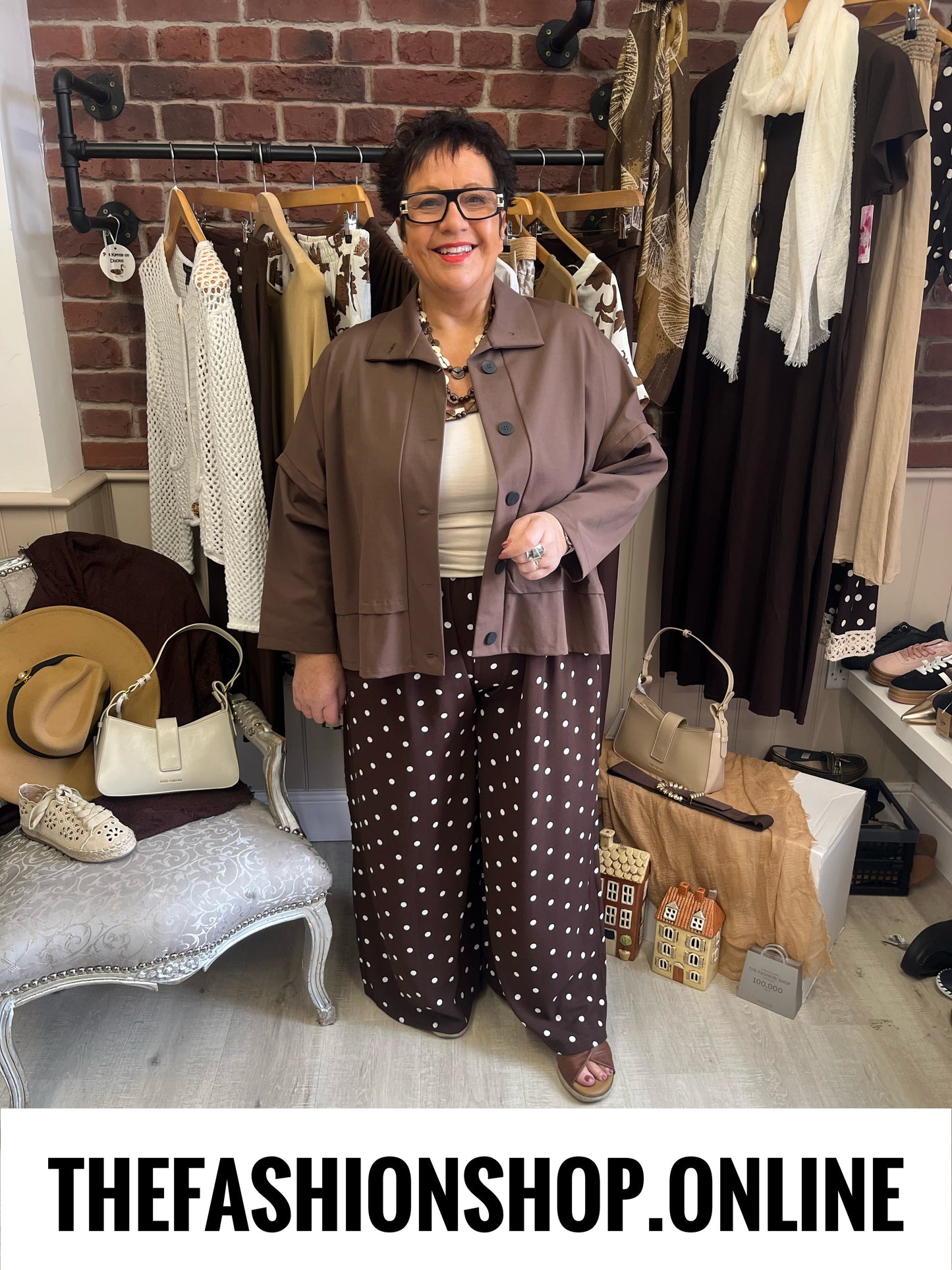 Renee brown jacket 14-20