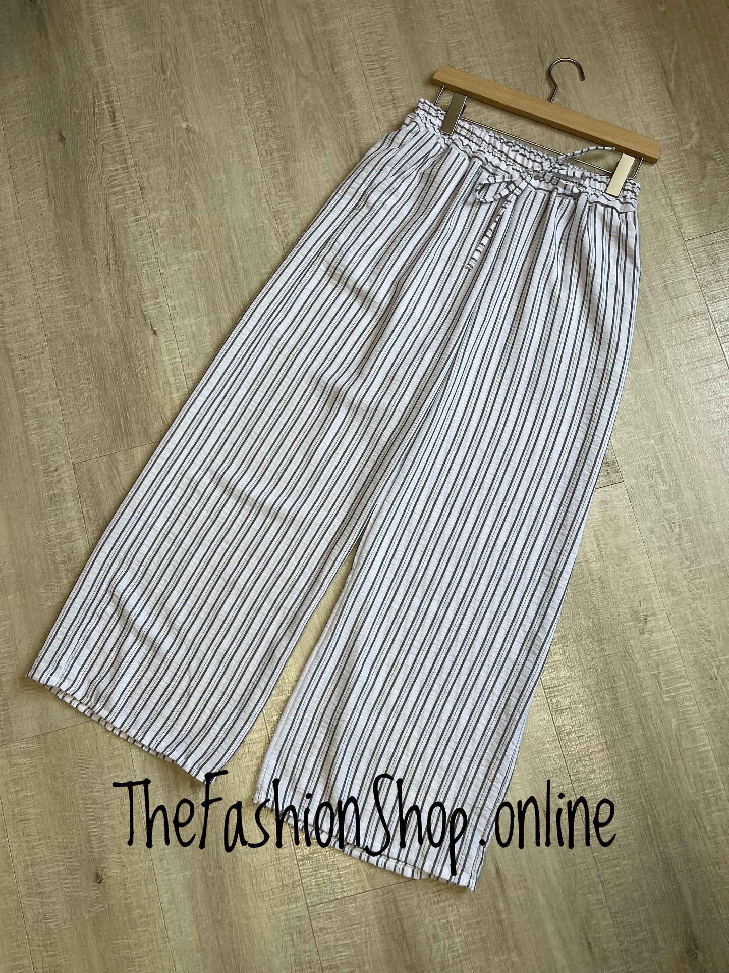 Kimberley khaki and white striped trousers 10-16