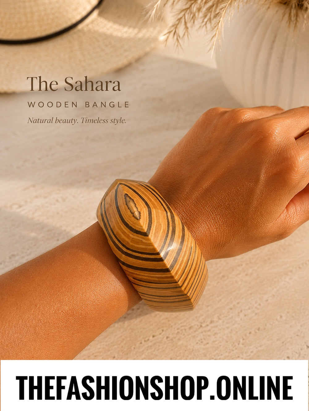 The Sahara Wooden Bangle