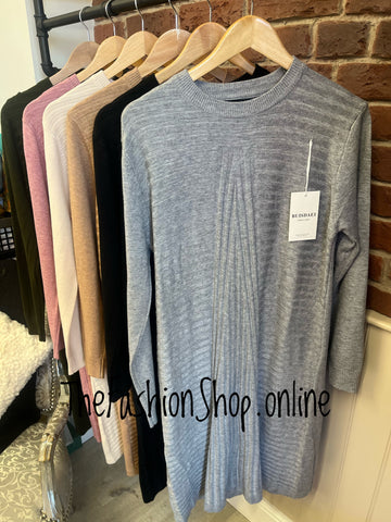 Janine grey cashmere mix jumper dress 12-16