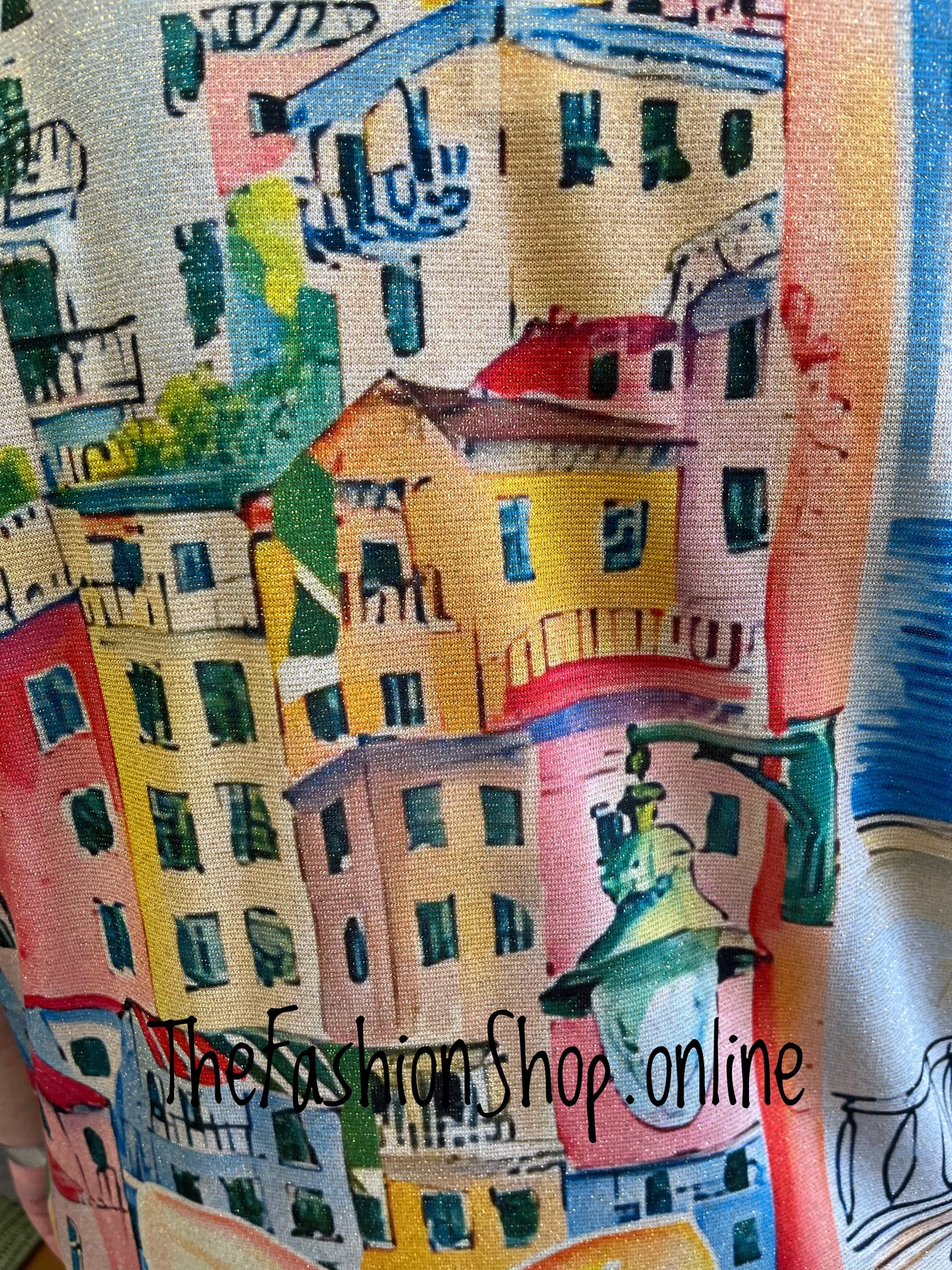 Helen Amore colourful summer dress 12-18