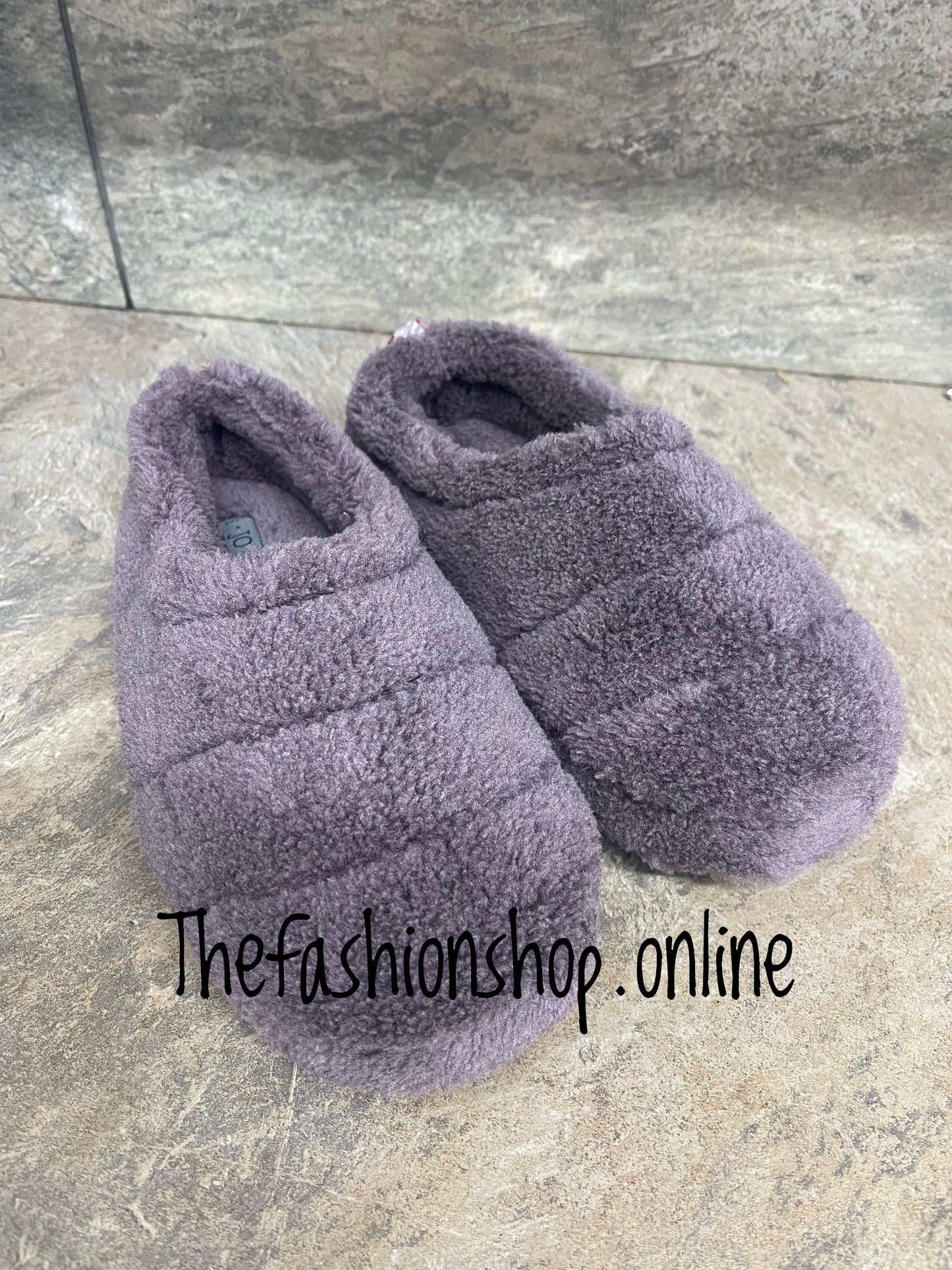 Jo & Joe Hattie Full Slipper in Purple sizes 3-8