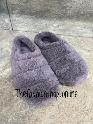 Jo & Joe Hattie Full Slipper in Purple sizes 3-8