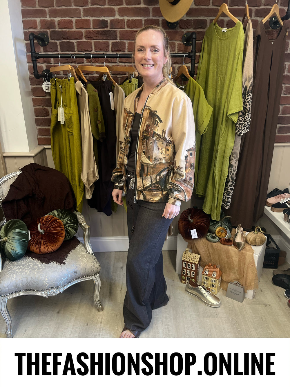Danni beige scenic jacket 8-12