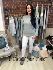 Willow grey soft jumper 10-16