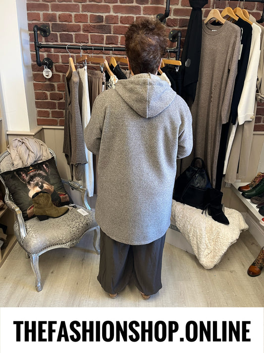 The Mila Coat in Oatmeal Taupe 16-22