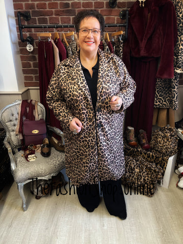 Courteney leopard print coat 16-22