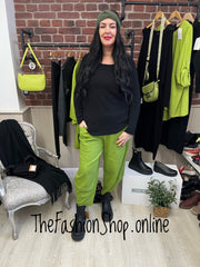 Rosie green pocket trousers 12-18